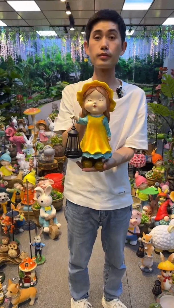 无花朵花园庭院摆件&00&