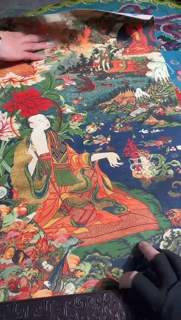 卷轴画天天的唐卡tk160