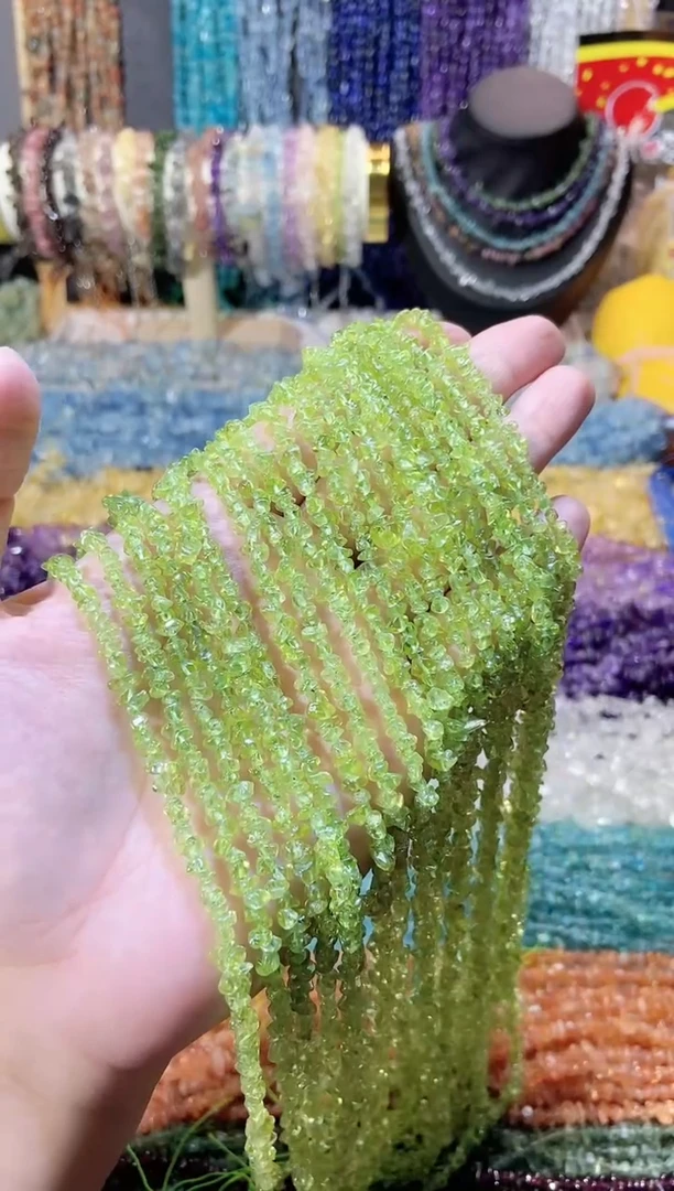 未镶嵌珠宝半成品水晶橄榄