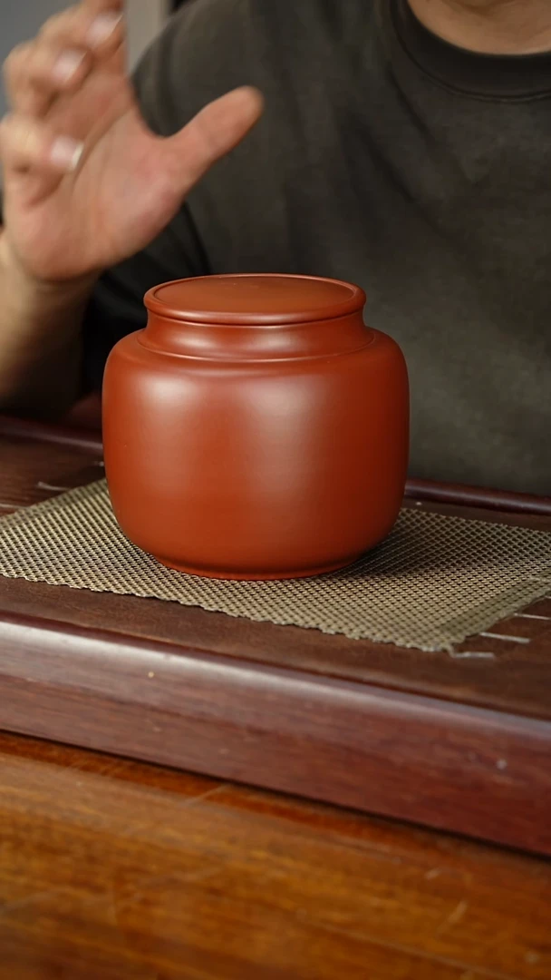 宜兴原矿紫砂茶叶罐