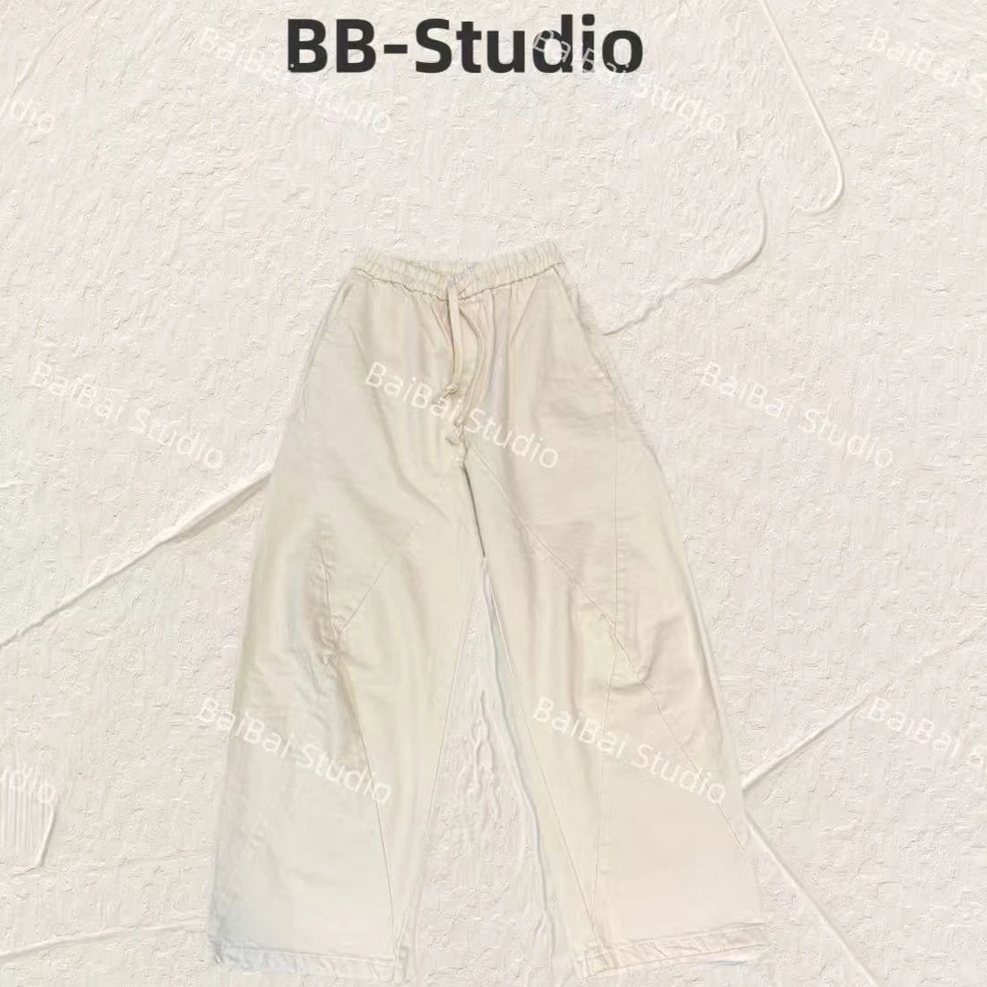 【BM】买手店浆米色大王牛仔裤