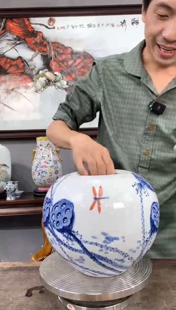 吴义松陶瓷联盟手绘陶瓷编号：3911