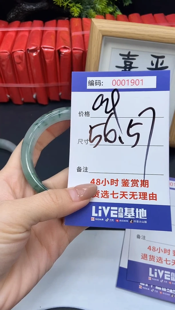 未镶嵌手镯翡翠0001901