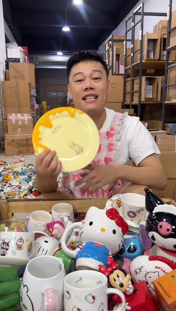 瓷片原盒维尼餐盘
