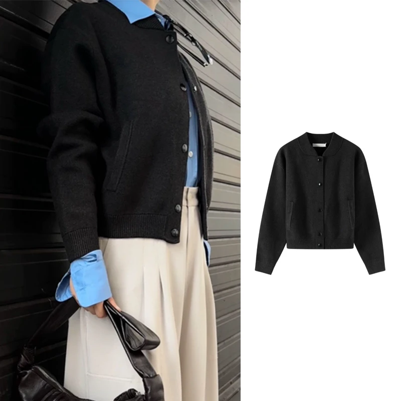 国现 意大利Chiara Serenelli 针织外套 W4H30PA605