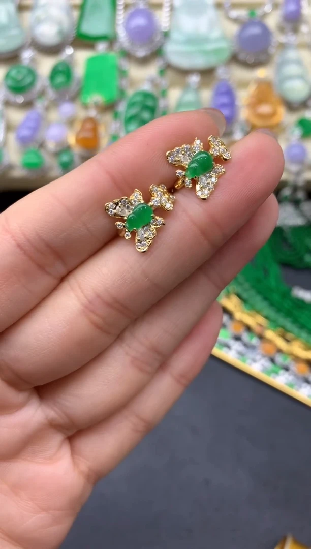 【闪购商品】翡翠颈饰18K金镶嵌387中国好珍宝