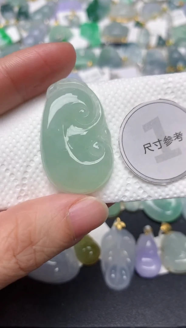 颈饰未镶嵌翡翠天然缅甸A货翡翠