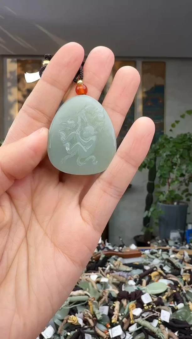 未镶嵌和田玉挂件拍一发一