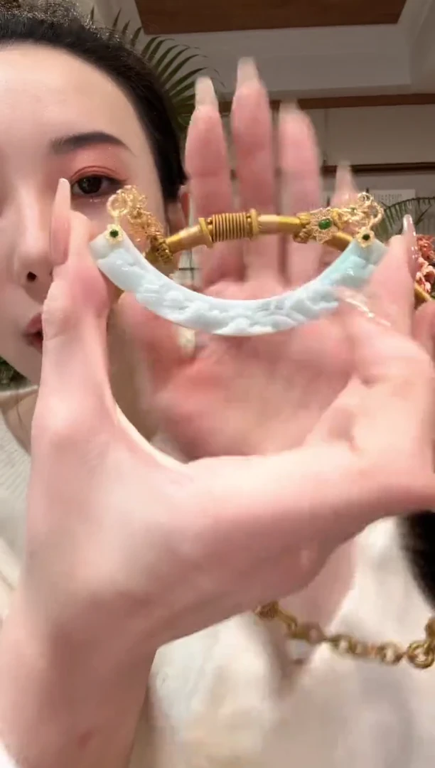【闪购商品】翡翠颈饰未镶嵌国风