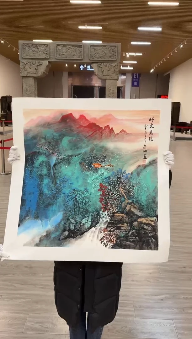 国画30赵隆轩美术馆李庆兴老师作品