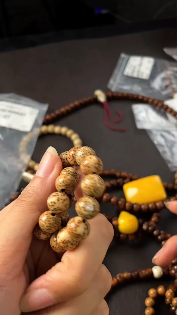 星月菩提手串精工级陈籽正圆10手串