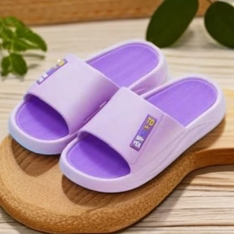 2398夏季厚底防滑舒适情侣软底拖鞋居家浴室外穿通用