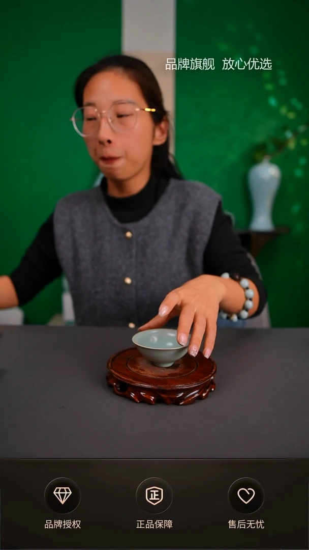 【闪购商品】仿古小鸡心杯不完美 不开片简装