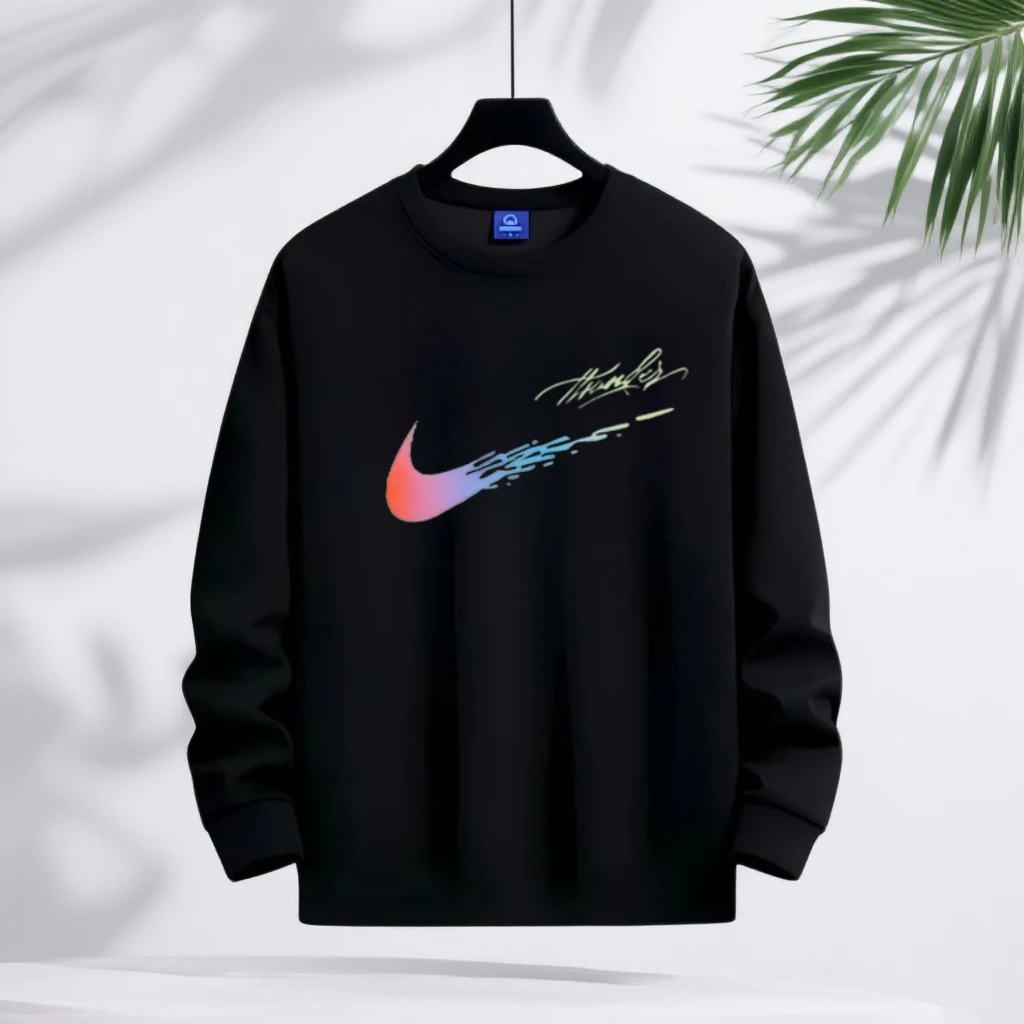 【三折专区】官网正版卫衣2025秋冬NK印花圆领休闲高级感圆领上衣