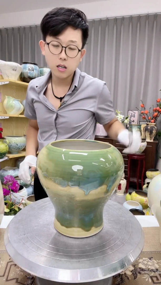 口13cm高18cm陶瓷花盆7.24直播链接