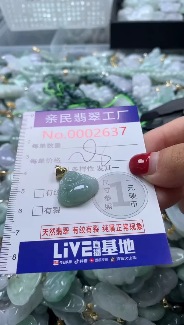 吊坠(不含链)未镶嵌翡翠2637