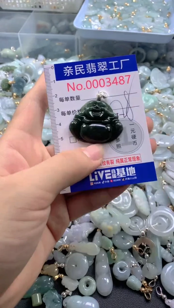 颈饰未镶嵌翡翠3487