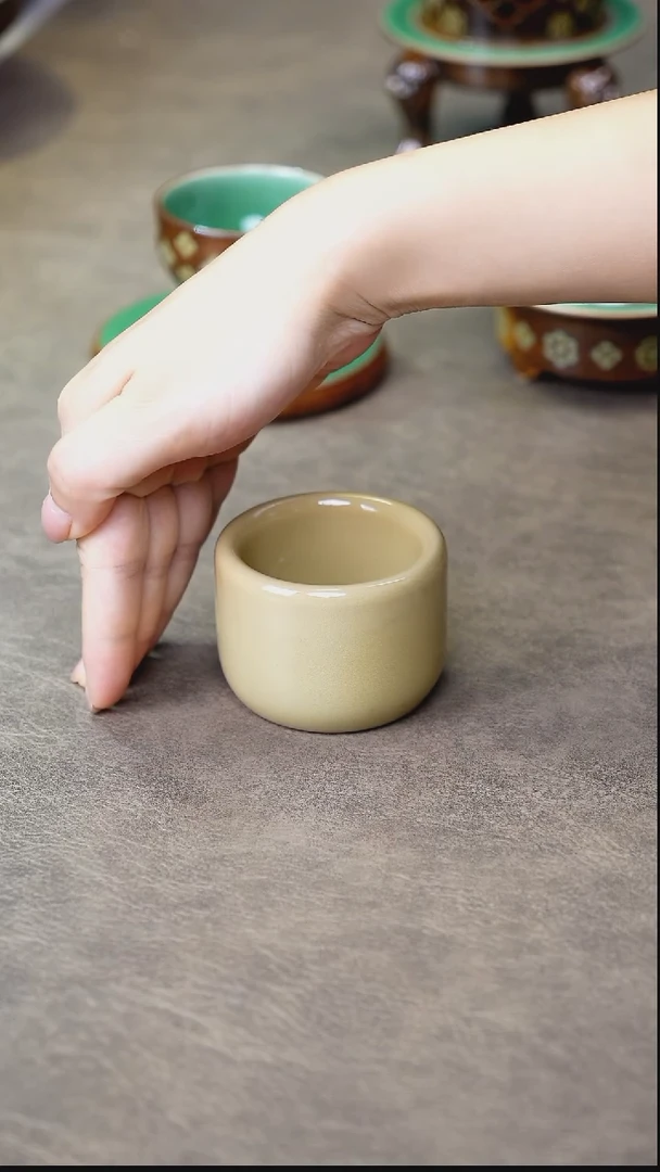 龙泉青瓷手工茶器