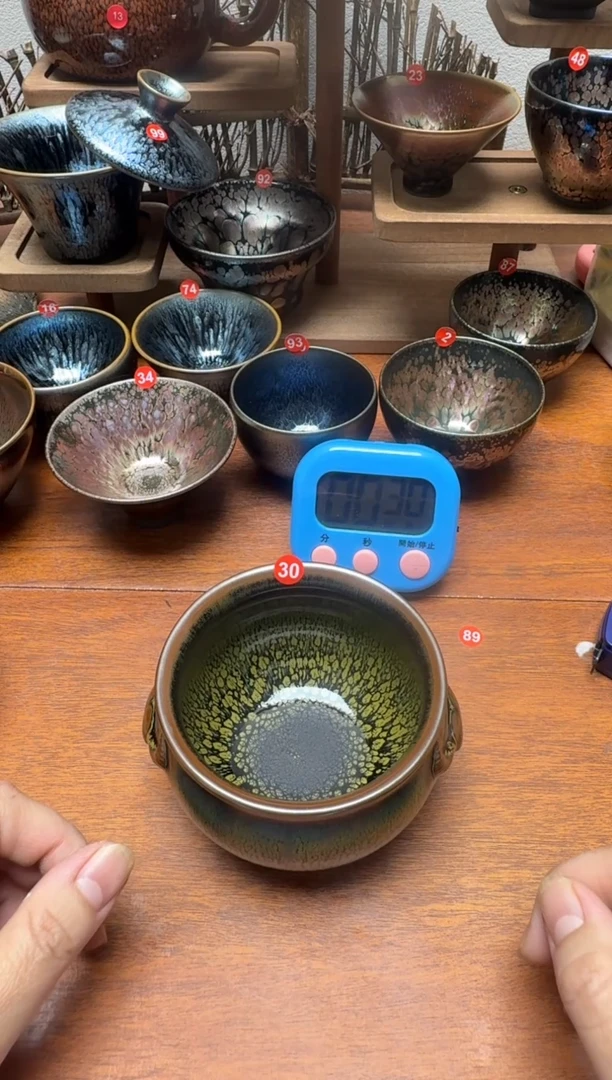 茶盏暗**名30号建盏工匠茶器