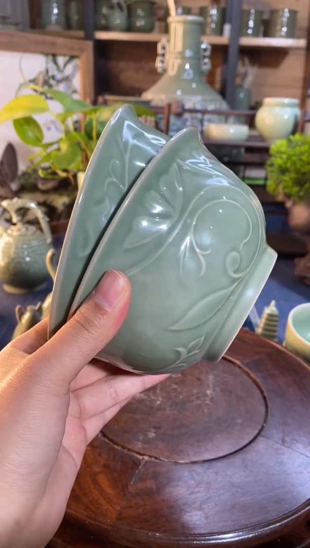 【闪购商品】b000022微瑕5.5玉兰碗 2只