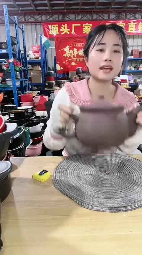 【闪购商品】4666瑕疵紫砂养生壶盖偏小