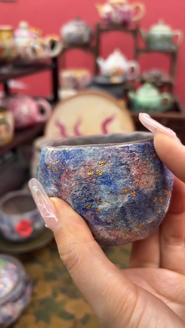 【闪购商品】上古龙窑彩矿岩泥手工缸杯