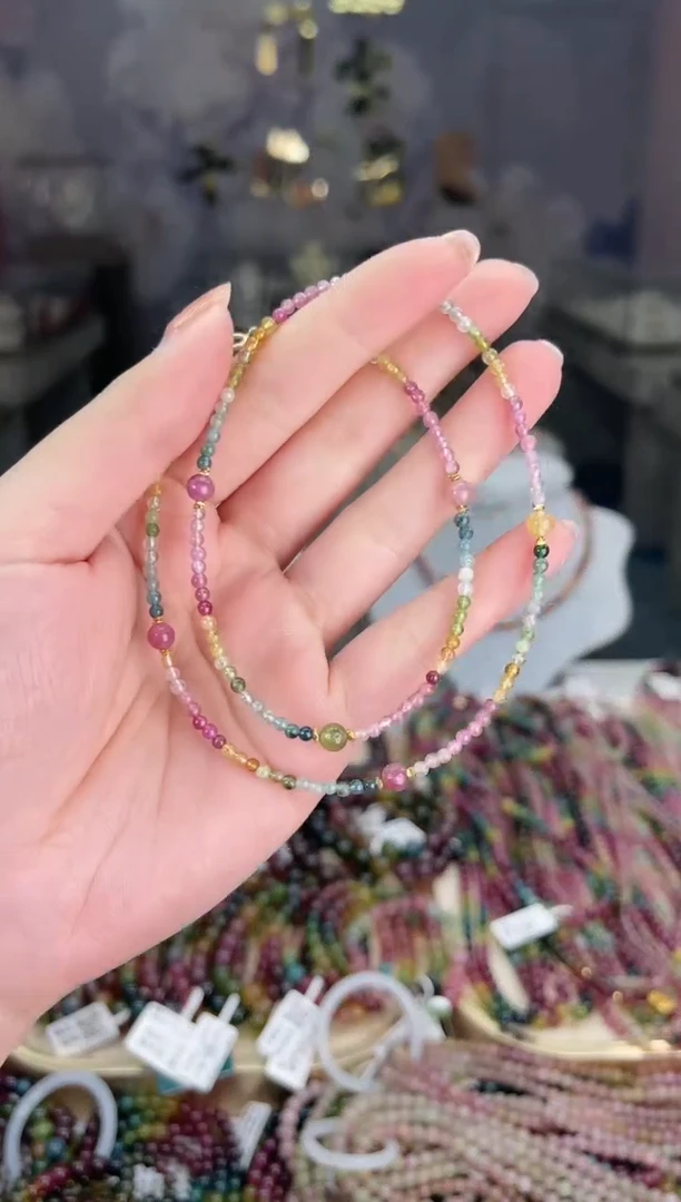 【闪购商品】碧玺/未镶嵌J碧玺项链多样性发货