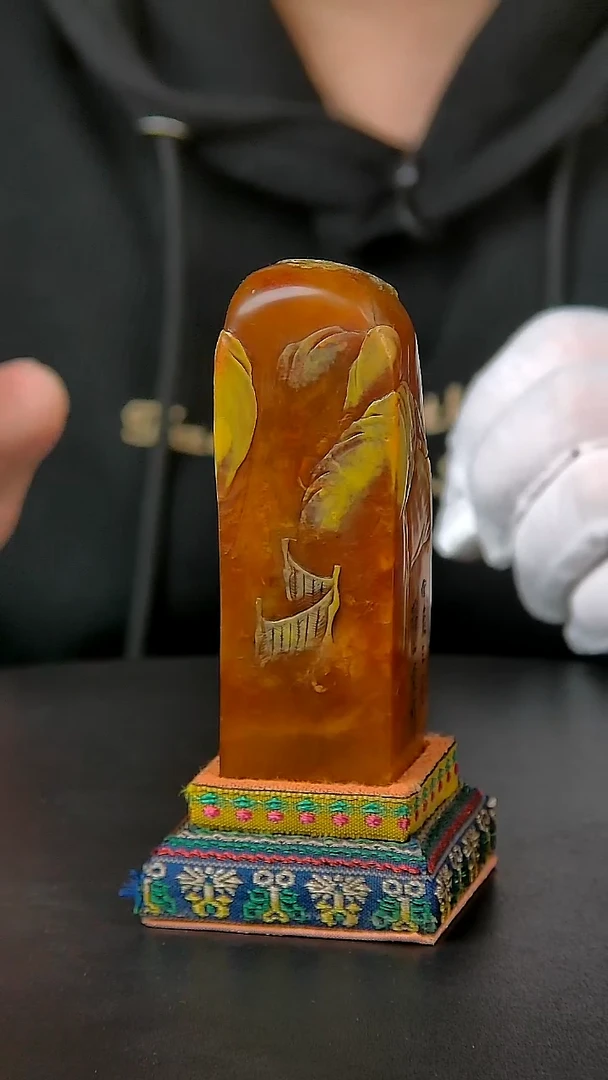 寿山石印石一物一拍