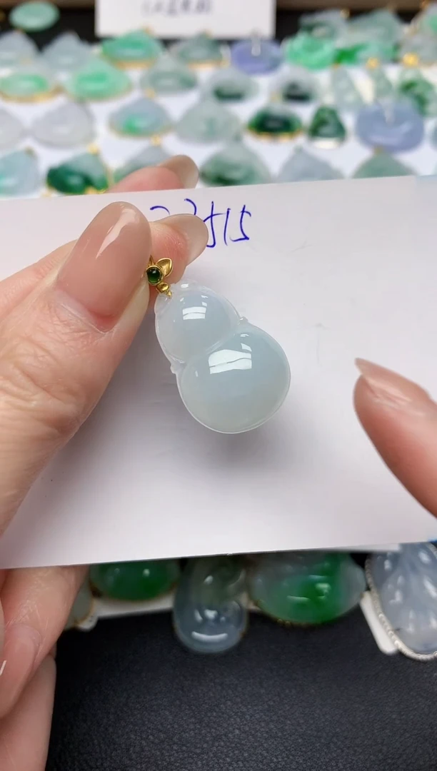 颈饰未镶嵌翡翠天然缅甸A货翡翠百元以上9元证书费自理