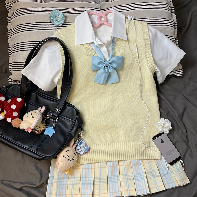 御茶家·現货【正版原创JK·柚月】校供制服女格裙短款裙子秋冬