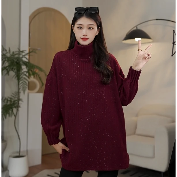 【加绒现货】韩系秋冬加绒加厚宽松百搭上衣2412146/2412147