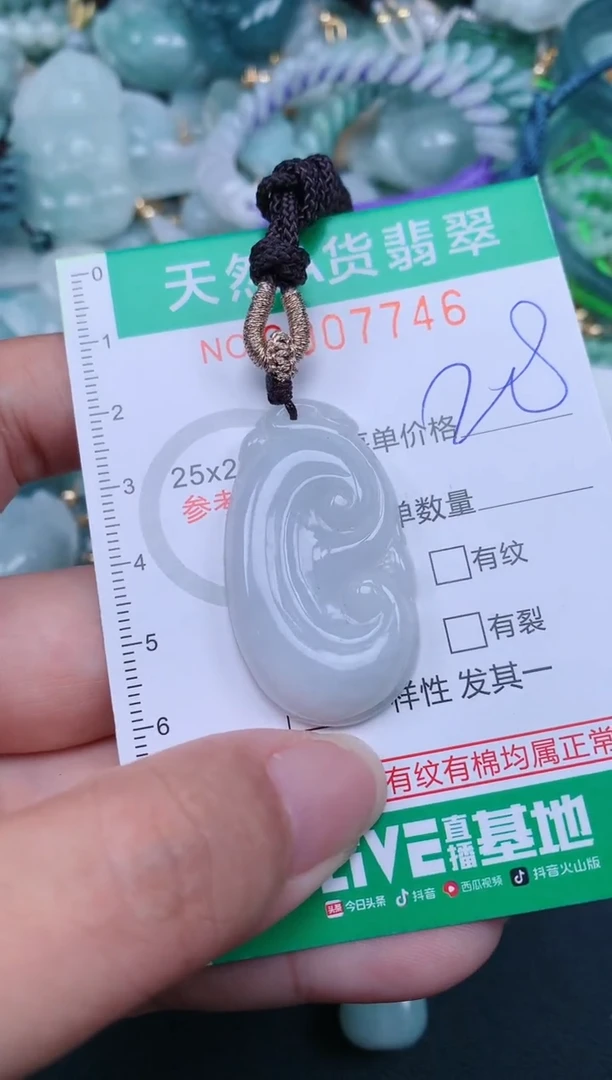 翡翠未镶嵌颈饰.0007746