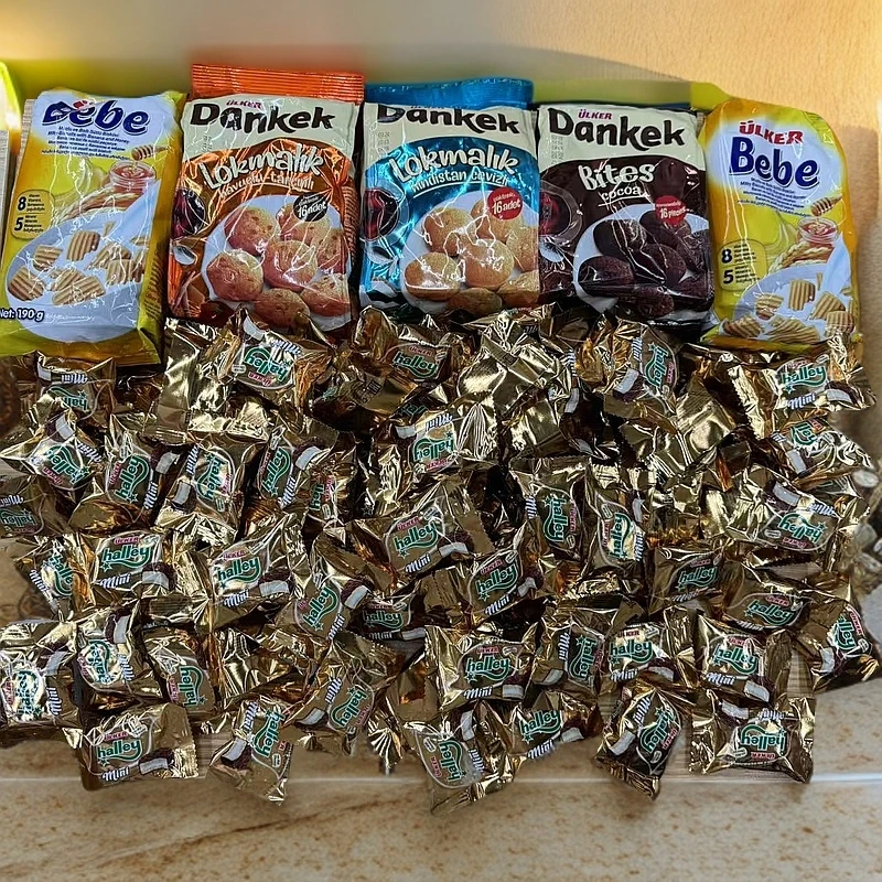 ULKER*halley *Bebe*Dankek面包巧克力派套餐