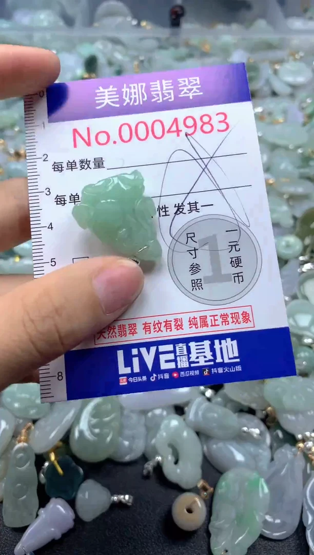 颈饰未镶嵌翡翠4983