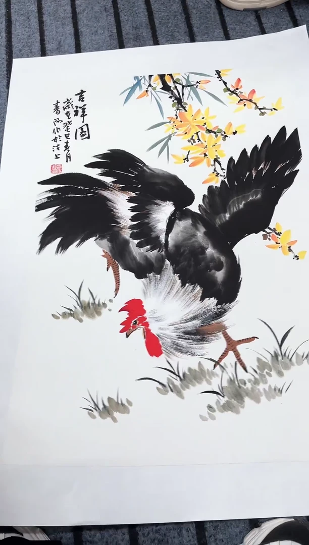 精品国画花鸟作品