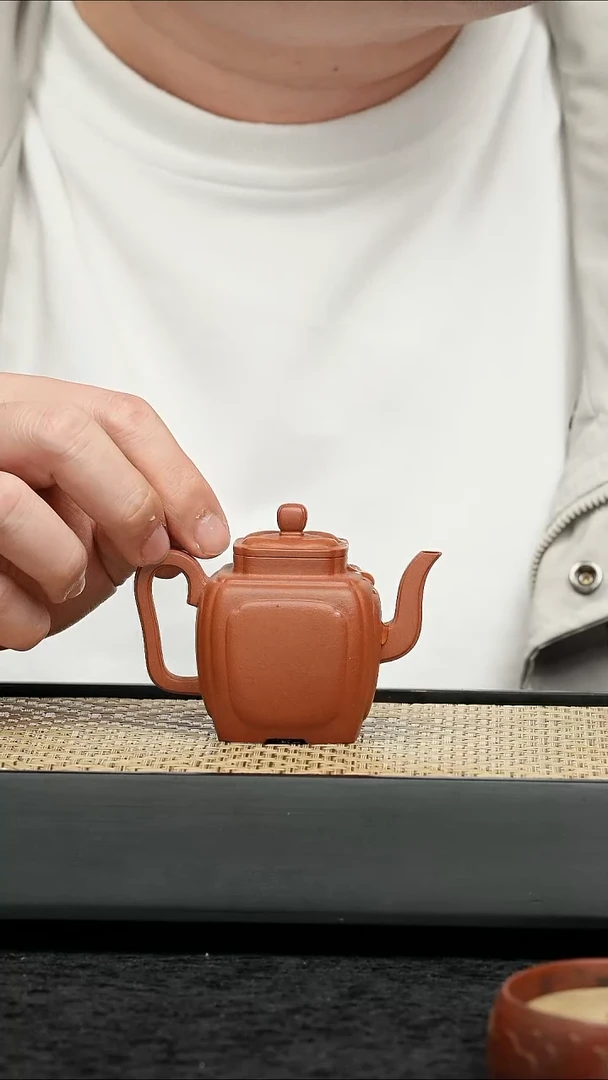 茶壶紫砂五堂 魁方壶