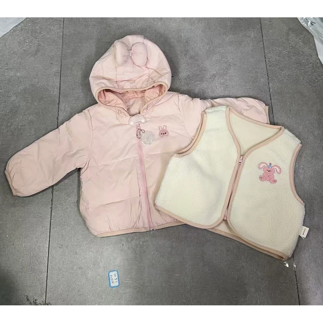 女童轻羽绒两件套Q-2035