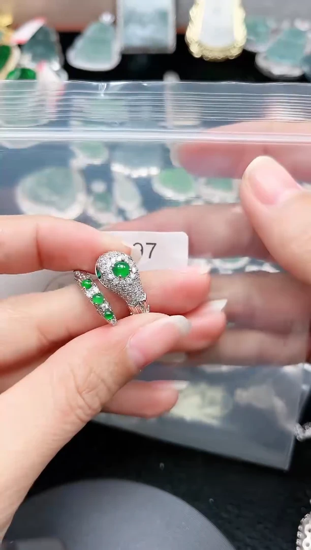 【闪购商品】翡翠颈饰未镶嵌497赠皮绳