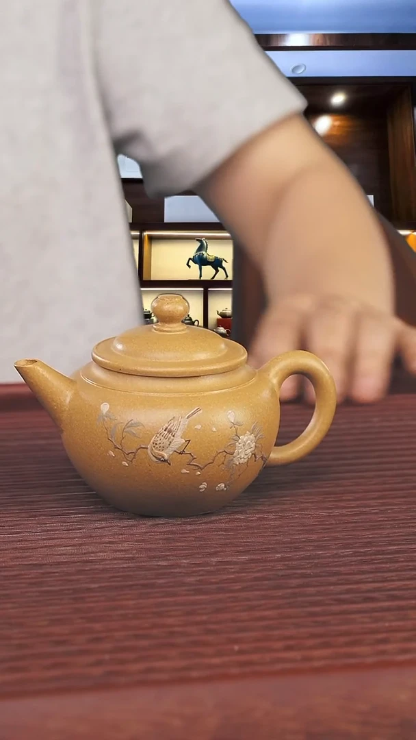 茶壶紫砂150cc顾氏手工紫砂