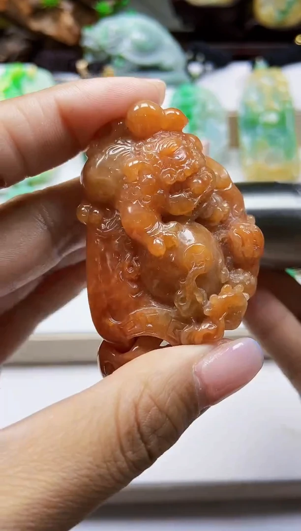 颈饰未镶嵌翡翠翡翠A货