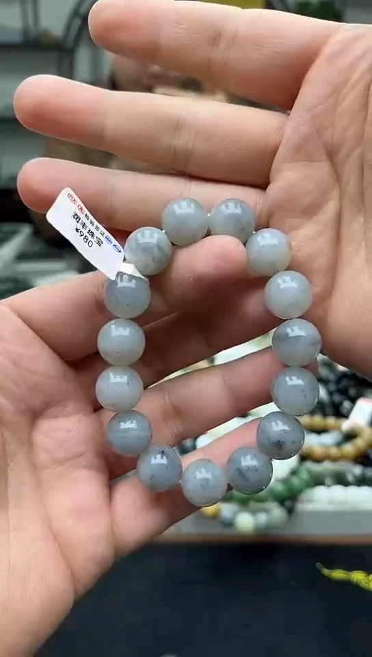 未镶嵌手串和田玉纯天然新疆青花14