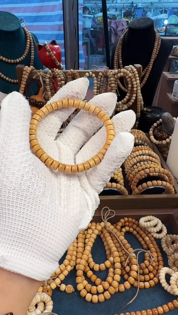 菩提根/象牙果吊坠龙脊单圈车轮珠7.7