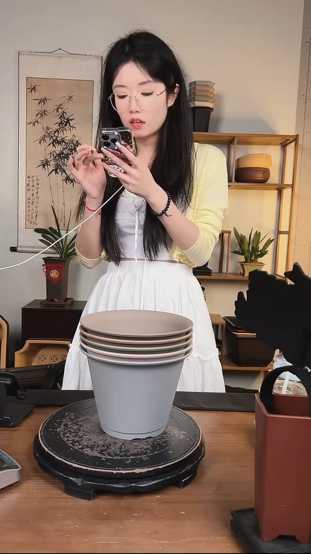 22*16双沿盆 马卡龙色系5只