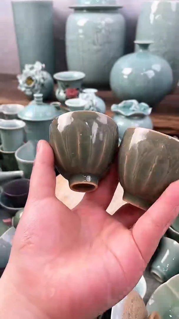 【闪购商品】2个 特价 微瑕 慧仙青瓷