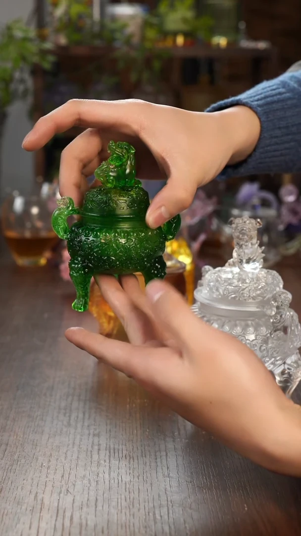 闪购绿色狻猊香炉