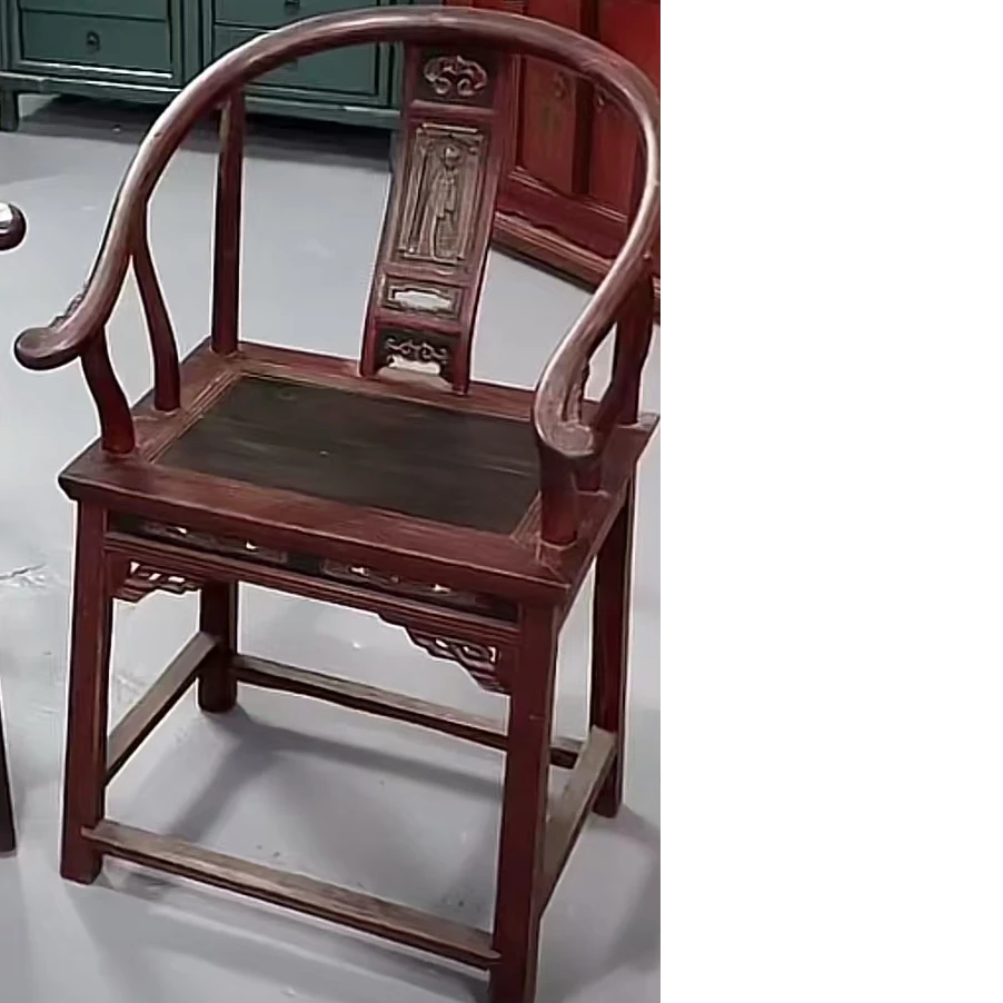 榉木雕花老圈椅老物件