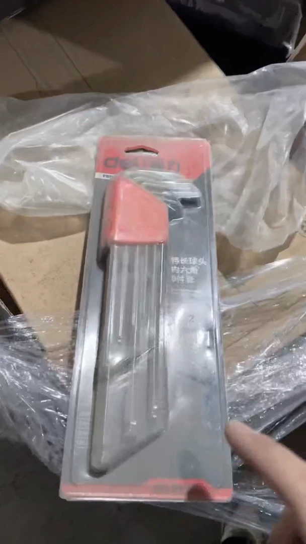 得力工具DL2270_S2加长球头内六角9件套1.5-10(mm)（新VI）