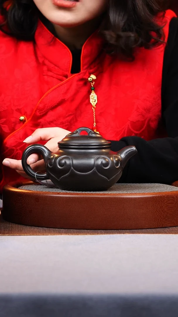 茶壶紫砂石黄如意仿古