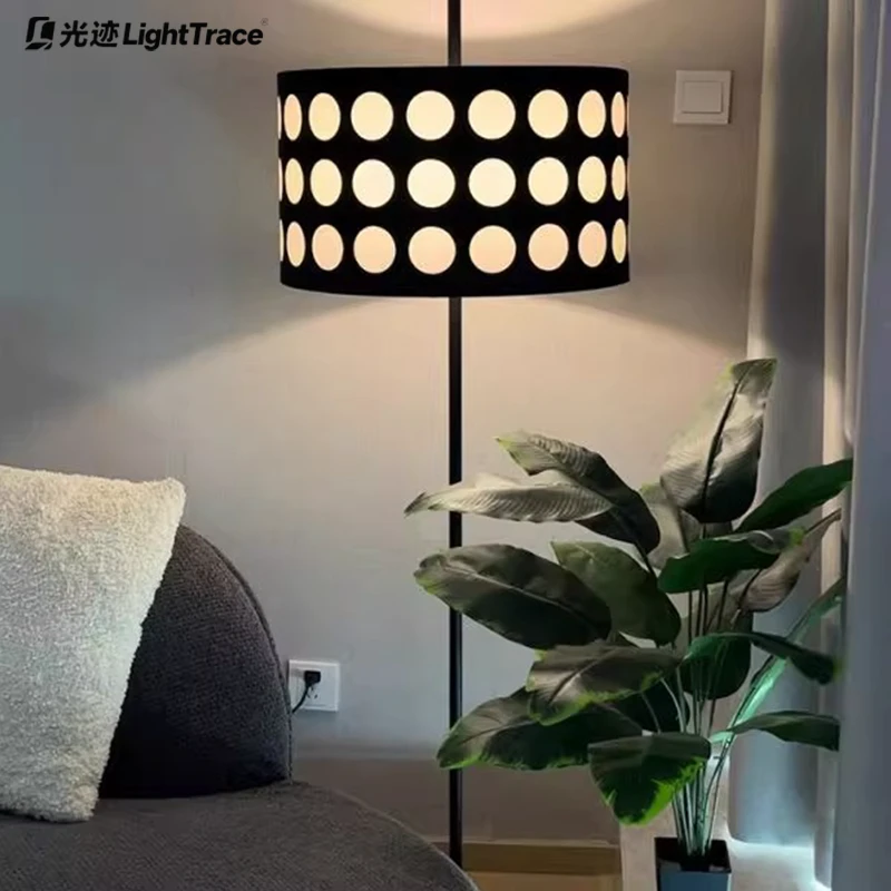 法式中古风装饰氛围灯高级感现代客厅沙发旁轻奢立式灯落地灯卧室