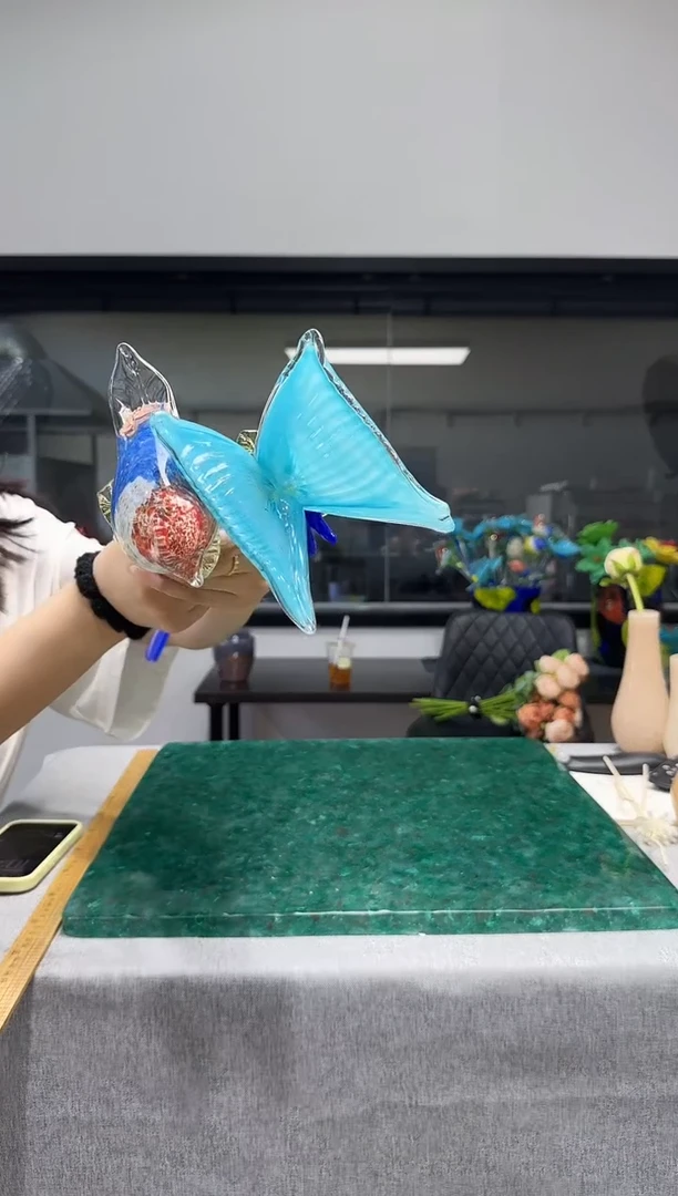 琉璃1对G慕忆手作高口微瑕
